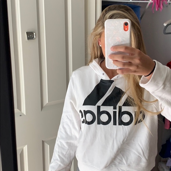 Adidas cropped hoodie - Picture 2 of 3
